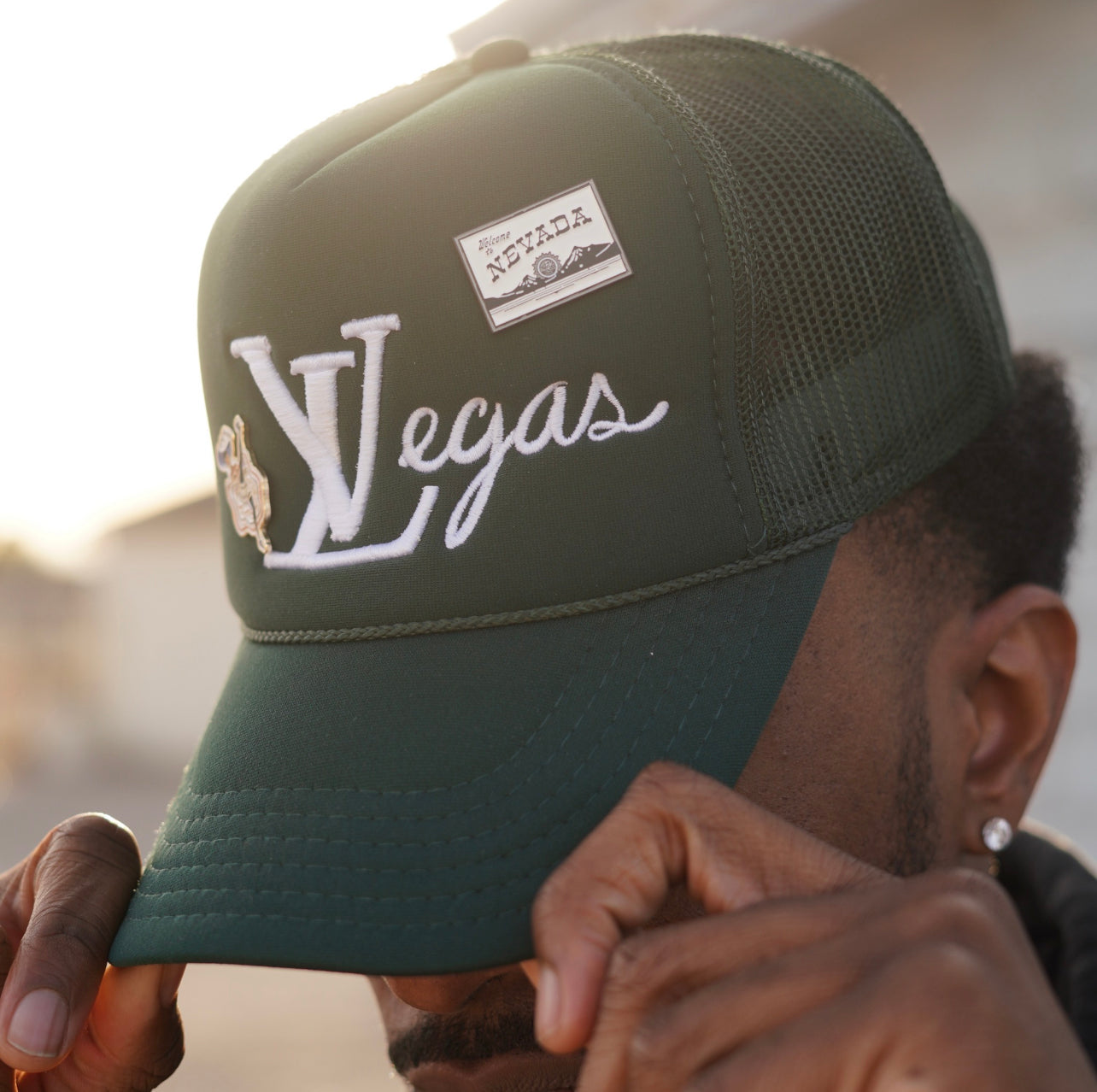 Las Vegas Trucker Hat Las Vegas Hat LV Hat Las Vegas Nevada -  Denmark